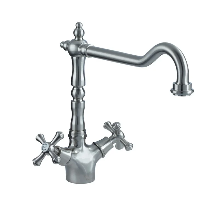 Colonial Easyfit Sink Mixer Brushed Nickel