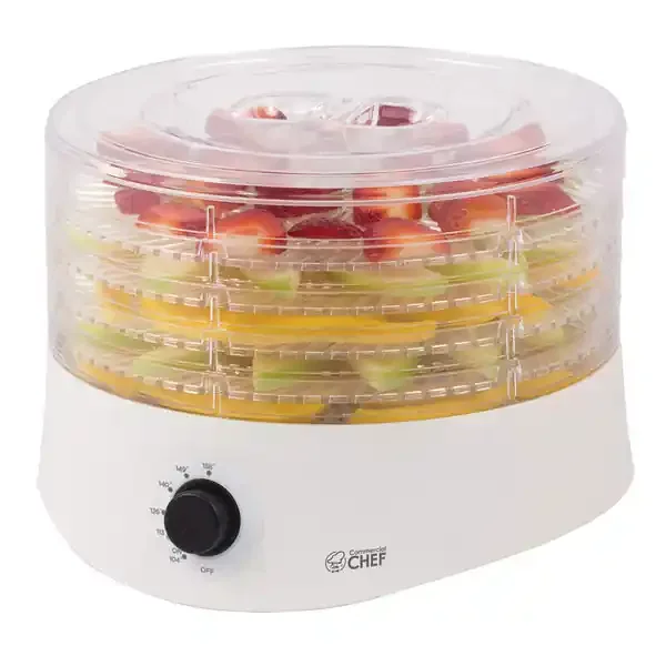 Commercial Chef CCD100W6 CCD100W6 280-Watt 5-Tray Food Dehydrator