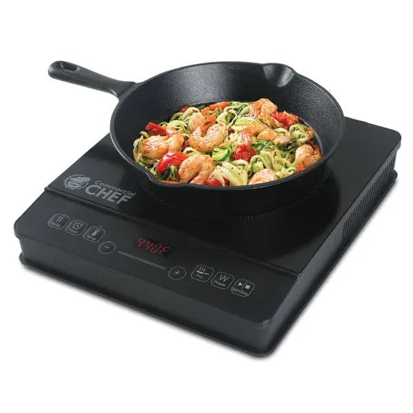 Commercial Chef CHC18MB 1,800-Watt Induction Cooker