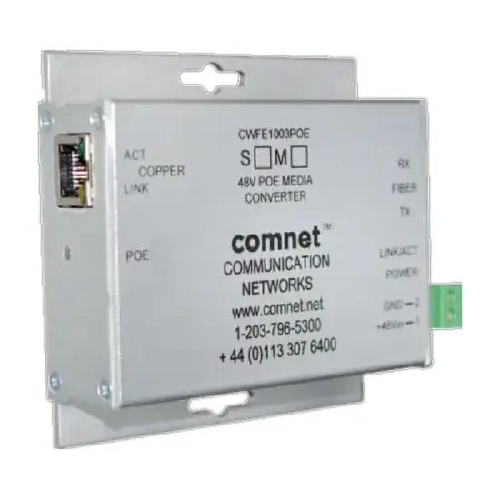 Comnet Cwfe1003Poemho-M Ethernet 2 Port Media Converter Cwfe1003Poemho/M