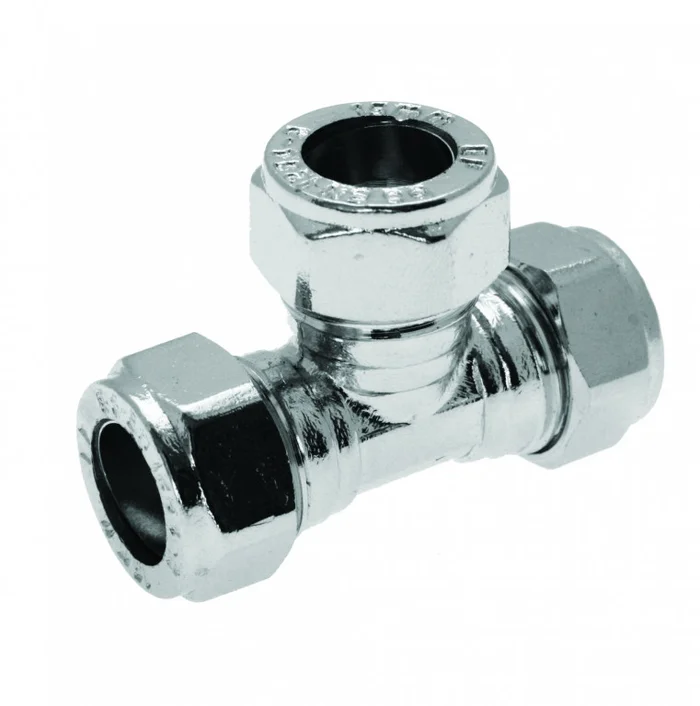 Compression reducing Tee Branch CP 22mm x 22mm x 15mm