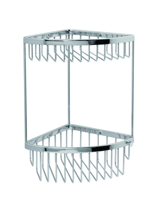 Corner Basket Two Tier – Chrome