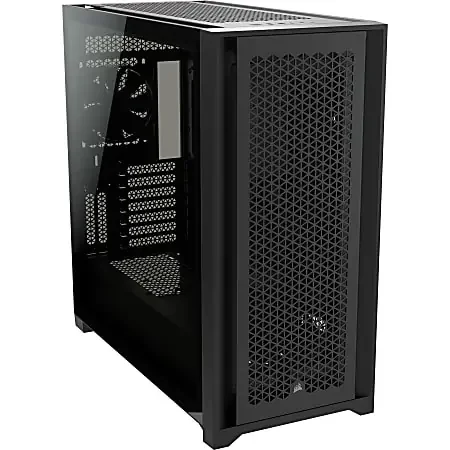 Corsair 5000D Airflow Computer Case – Mid-tower – Black – Tempered Glass – 0 – Fan/Liquid Cooler
