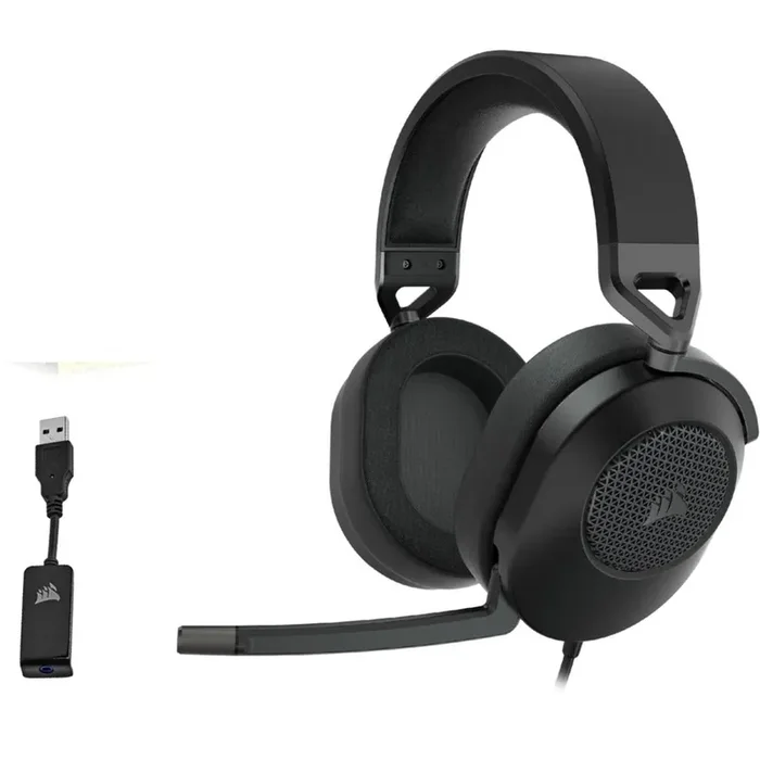 Corsair HS65 SURROUND Wired Gaming Headset – Carbon