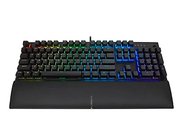 Corsair K60 RGB Pro SE Mechanical Gaming Keyboard – Cherry Viola – Black – CH-910D119-NA