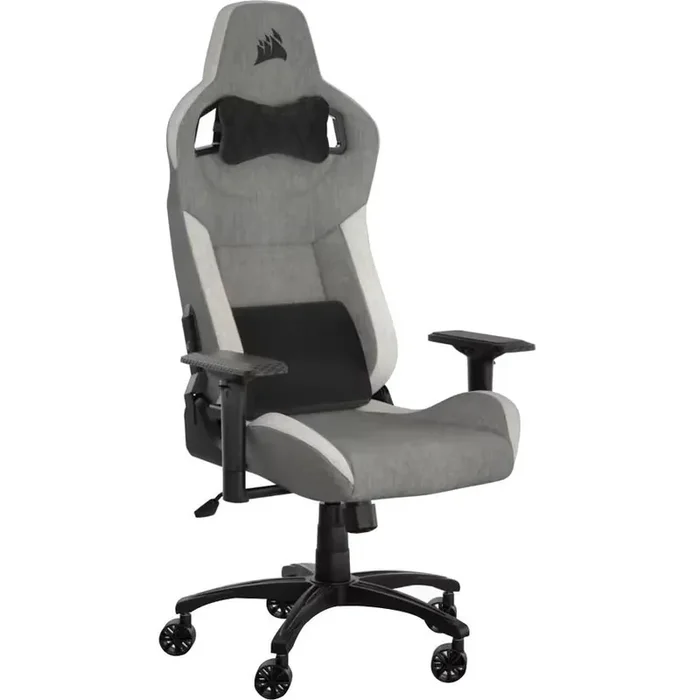 Corsair T3 RUSH Fabric Gaming Chair (2023) – Grey/White