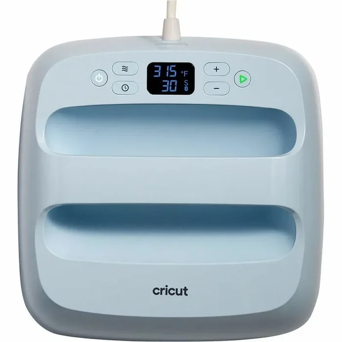 cricut EasyPress 3 – 9 in x 9 in – 7.8″ Width x 13.4″ Depth x 14.4″ Height – Zen Blue –