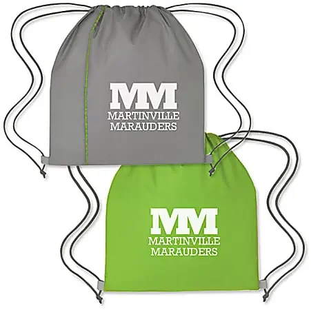 Custom Promotional Reversible Sports Tote, Sample, 15″ x 16 1/2″