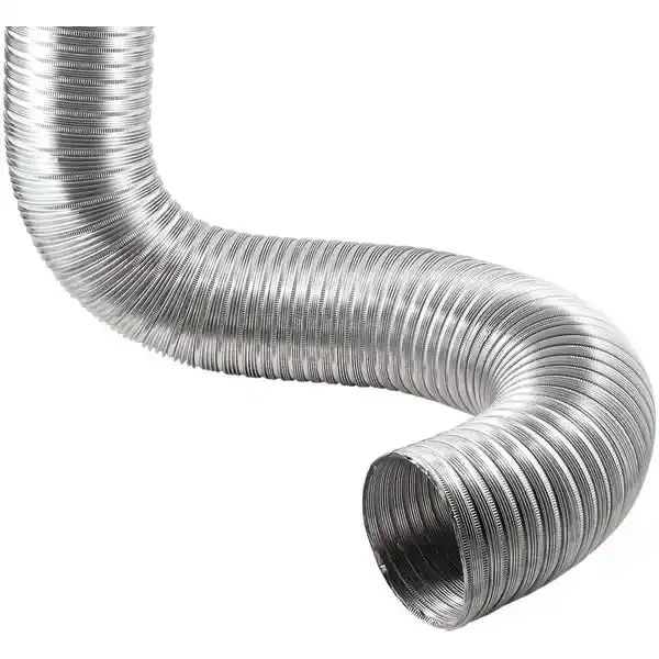 Deflecto AO48/20-A 8-Ft. Semi-Rigid Flexible Aluminum Duct (4 In. Diameter)