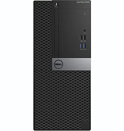 Dell™ Optiplex 5050 Refurbished Desktop, Intel® Core™ i5, 16GB Memory, 256GB Solid State Drive, Windows® 10, RF610692