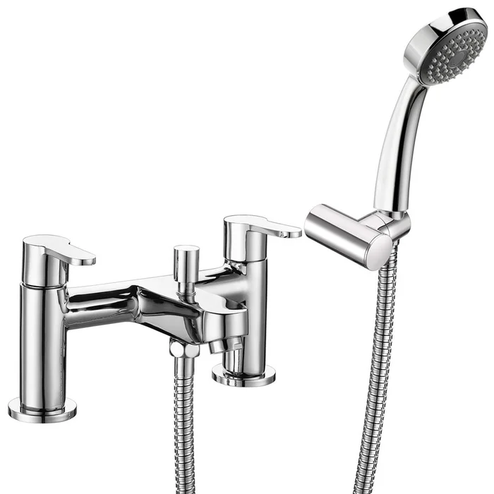 Deva Ethos Chrome Deck Mounted Bath Shower Mixer Tap ETH106