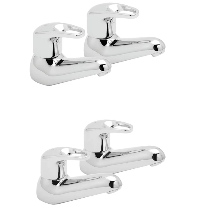 Deva Lace Chrome Bath & Basin Taps Pack Set