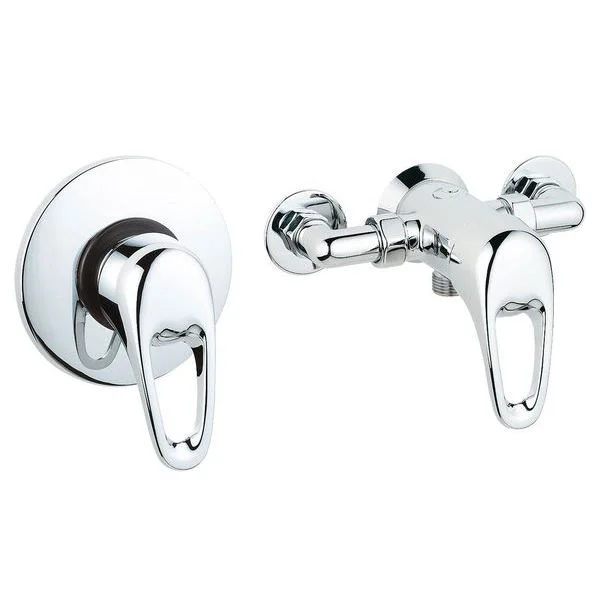 Deva Lace Exposed Or Concealed Manual Chrome Sequential Shower Valve, 1 Control