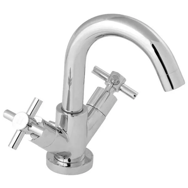 Deva Motif Chrome Mono Basin Mixer Tap with Press Top Waste