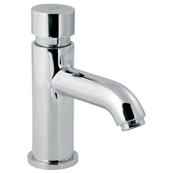 Deva Vision Non-Concussive Chrome Finish Self-Closing Basin Tap