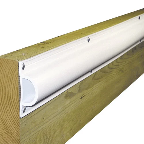 Dock Edge 1190-F Standard “D” PVC Profile 16ft Roll – White