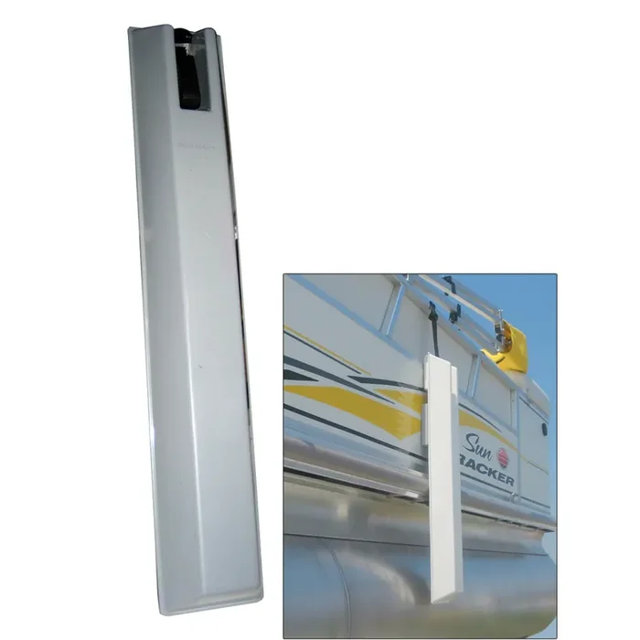 Dock Edge ‘TOON Pontoon Boat Fender – 36″ – Grey