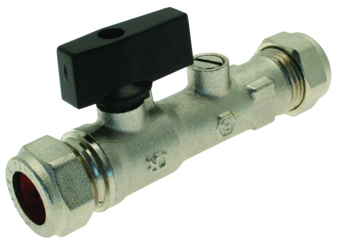 Double Check Valve c/w Isolating Valve DZR 15mm