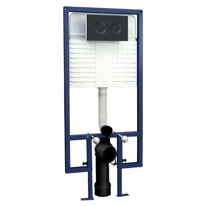 Dual Flush Concealed Cistern Frame Round Plate XTY409R