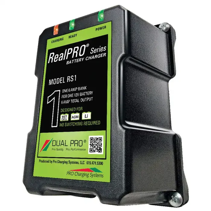 Dual Pro RealPRO Series Battery Charger – 6A – 1-Bank – 12V