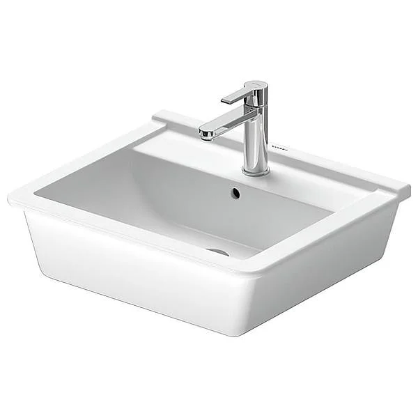Duravit Starck 3 White Vanity Countertop Basin with Overflow 560mm – 030256