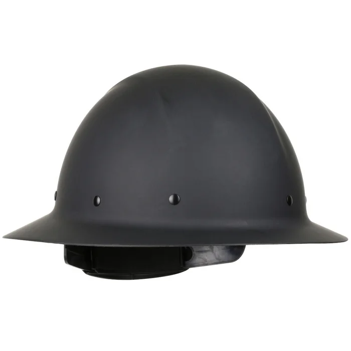 Dynamic Wolfjaw Hard Hat Matte Black Full Brim Smooth Dome 280-HP1481R-11