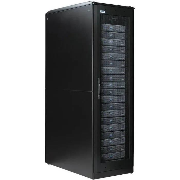 Eaton Paramount 51U Server Rack Enclosure – 42 in. Depth, Doors Included, No Side Panels, TAA