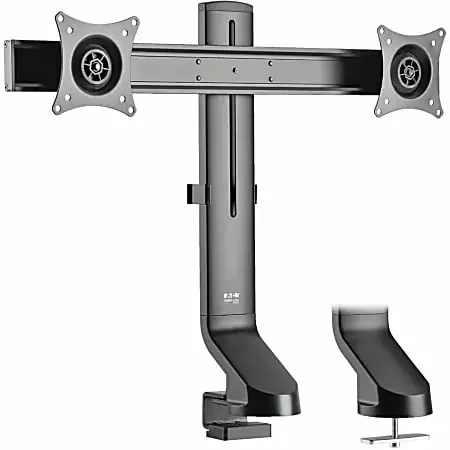 Eaton Tripp Lite Series Dual-Display Monitor Arm with Desk Clamp and Grommet – Adjustable, 17″ to 27″ Monitors – Mounting kit – – DDR1727DC