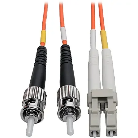 Eaton Tripp Lite Series Duplex Multimode 62.5/125 Fiber Patch Cable (LC/ST), 1M (3 ft.) – Patch cable – N31801M