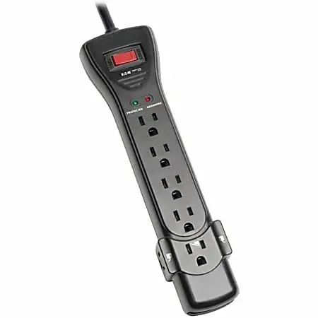 Eaton Tripp Lite Series Surge Protector Power Strip 120V 7 Outlet 7‘ Cord 2160 Joules Black – Surge protector – SUPER7B