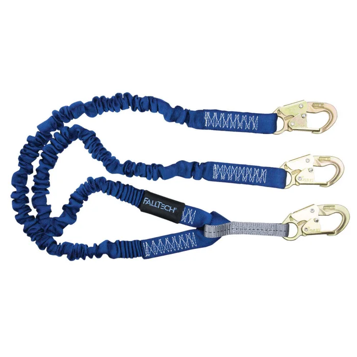 ElasTech 4.5 to 6′ Double Leg Energy Absorbing Lanyard 8240Y