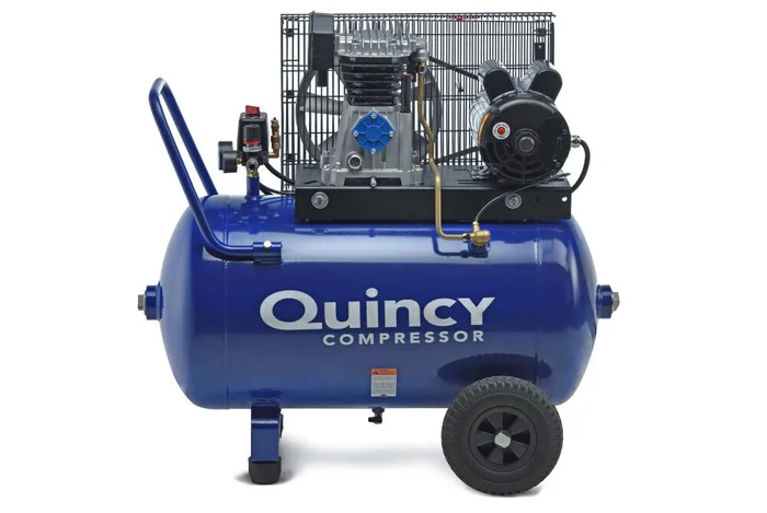 Electric Air Compressor 2HP 24 Gallon Horizontal 7.4 CFM Q12124PQ