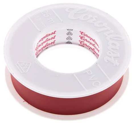 Electrical Insulation Tape VDE-tested 25mm/25m Red