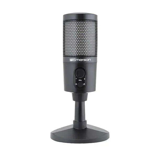 Emerson EAM-9050 EAM-9050 USB Gaming and Streaming Microphone with RGB Lighting