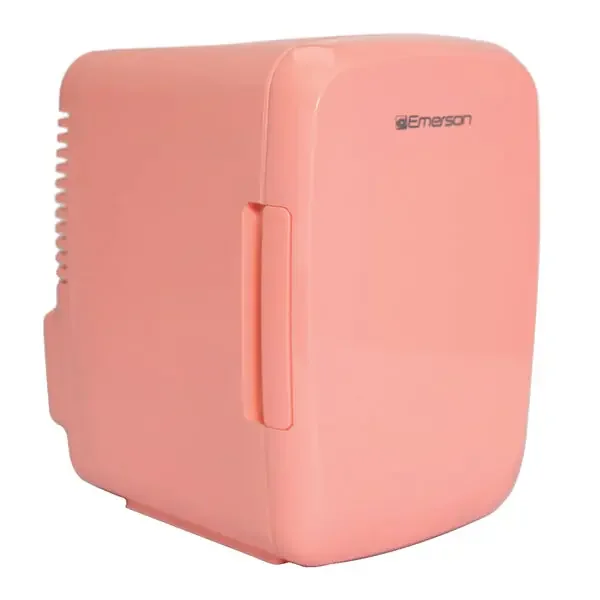 Emerson EFC-5000-PINK 6-Can 4.2-Qt. Portable Mini Fridge Cooler, EFC-5000 (Pink)