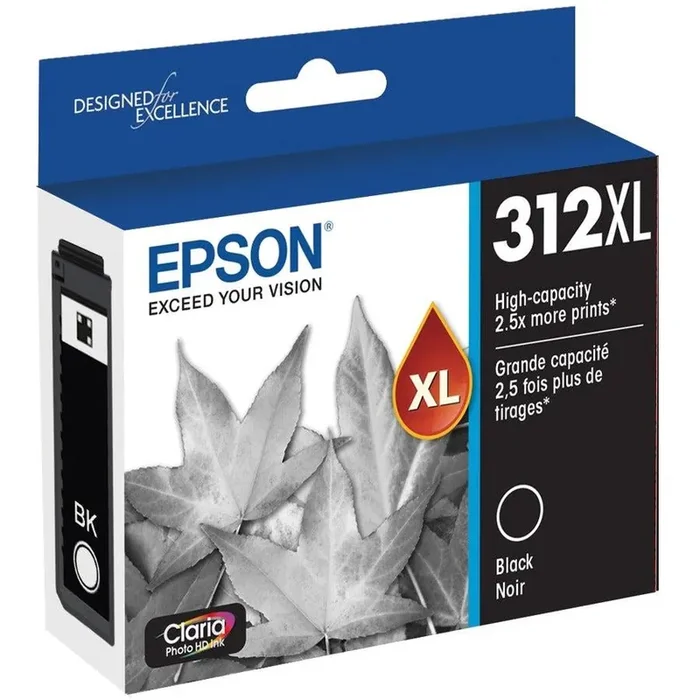 Epson Claria Photo HD T312XL Original Inkjet Ink Cartridge – Black – 1 Pack
