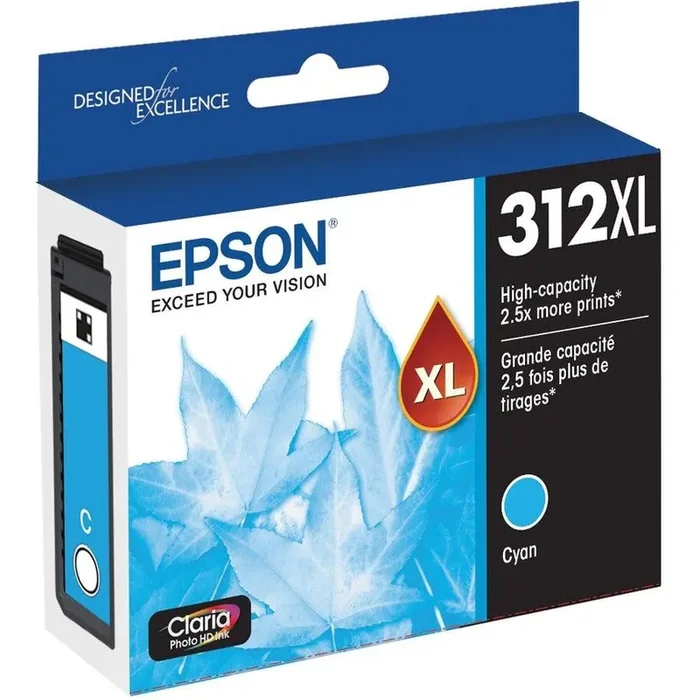 Epson Claria Photo HD T312XL Original Inkjet Ink Cartridge – Cyan Pack