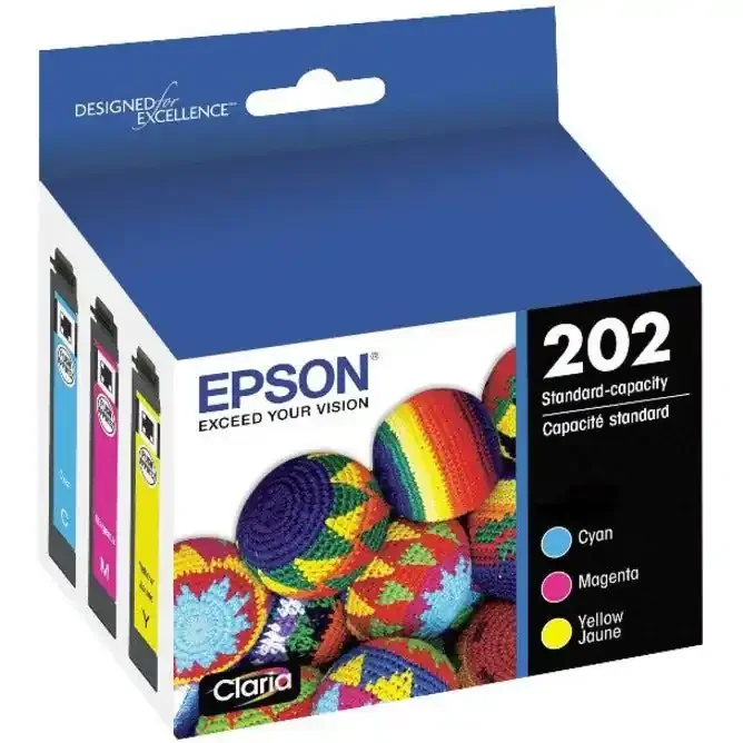 Epson DURABrite Ultra Original Standard Yield Inkjet Ink Cartridge – Combo Pack – Cyan, Magenta, Yellow – 3 Pack