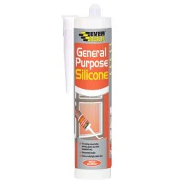 Everbuild Tube General Purpose Silicone Sealant White – 300ml