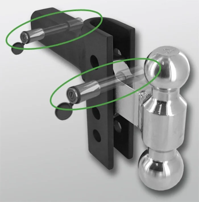 EZ & EZ Heavy Duty Hitch Only Locking Pin Set Stainless Steel 3493