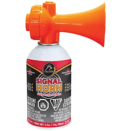 Falcon® Signal Horn, 3.9 Oz, Multicolor