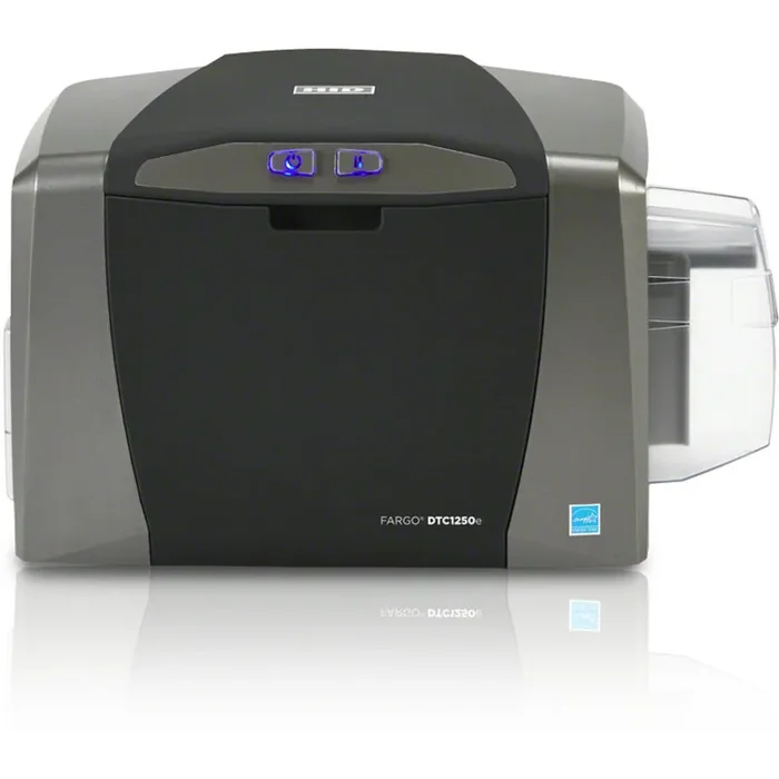 Fargo DTC1250e Single Sided Desktop Dye Sublimation/Thermal Transfer Printer – Color – Card Print – Ethernet – USB 050020