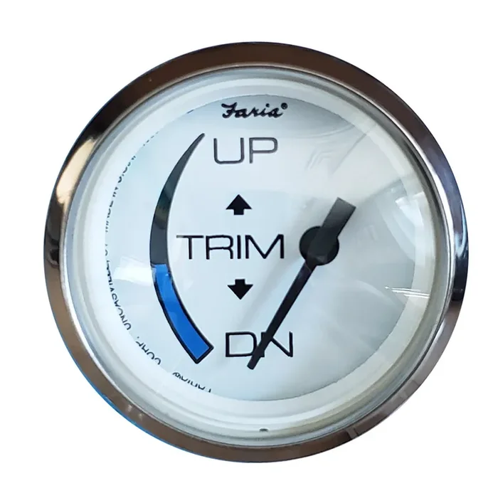 Faria Chesapeake White SS 2″ Trim Gauge f/Honda Engines