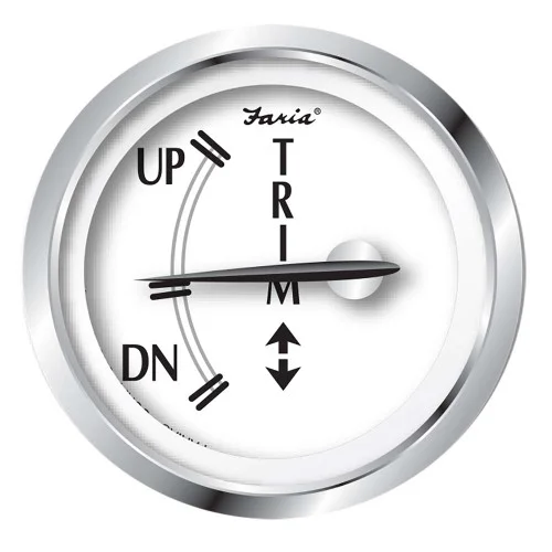 Faria Newport SS 2″ Trim Gauge f/J/E/Suzuki Outboards [25007]