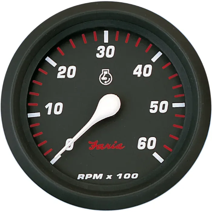 Faria Professional Red 4″ Tachometer – 6,000 RPM