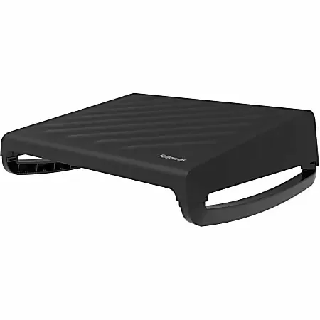 Fellowes Breyta Adjustable Footrest Black – Black – 1 Each