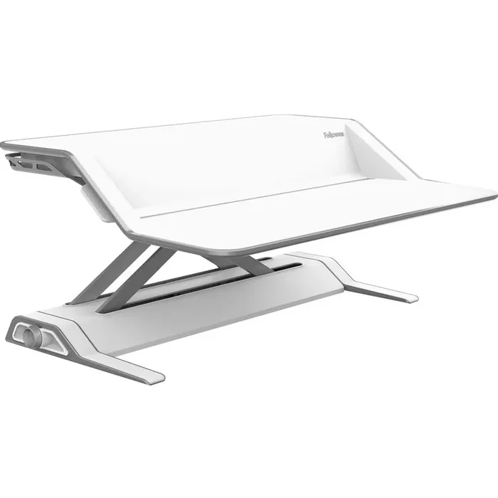 Fellowes Lotus™ Sit-Stand Workstation – White