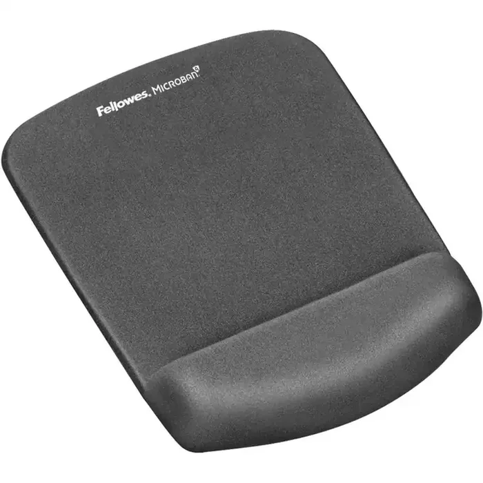 Fellowes Plushtouch&Trade; Mouse Pad Wrist Rest With Microban&Reg; – Graphite
