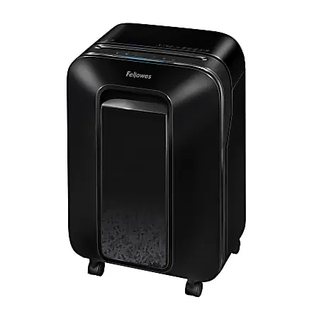 Fellowes® Powershred® LX 170 100% Jam Proof 12-Sheet Cross-Cut Paper Shredder, Black