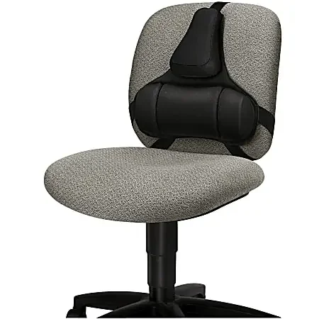 Fellowes® Professional Series Back Support with Microban® Protection, Black